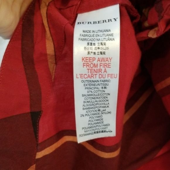 Burberry Childrens Red Plaid Nova Check Dress - Picture 3 of 4